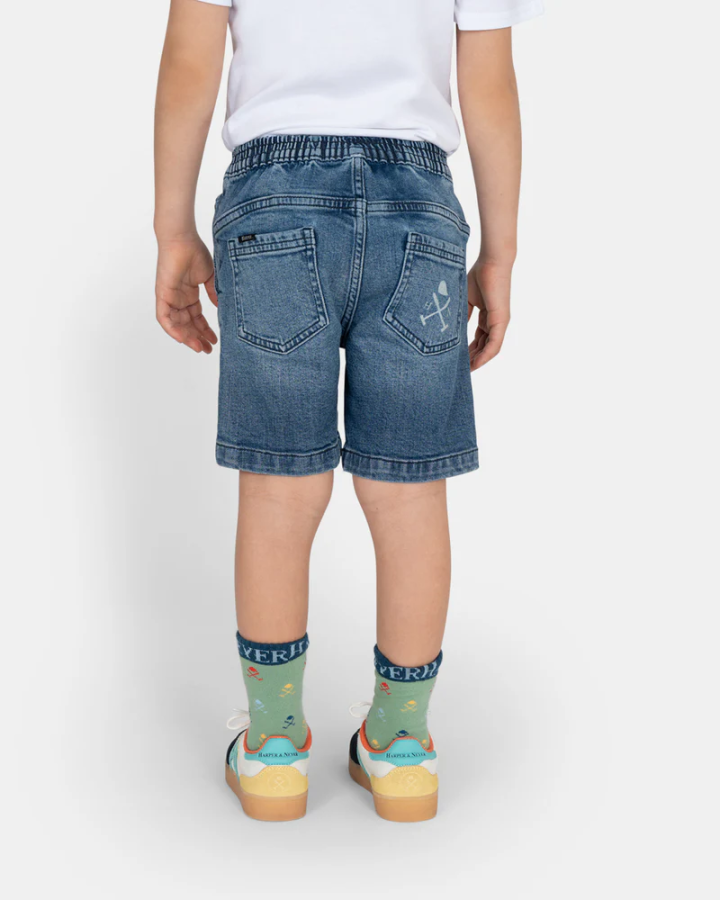 Bermuda Harper And Neyer Kids Denim Medium Denim