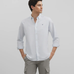 Camisa Silbon Sport Oxford Raya Celeste
