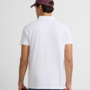Polo Silbon Clasico Liso Blanco V25
