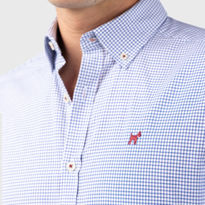 Camisa Williot Mini Cuadro Marino