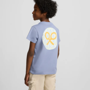 Camiseta Silbon Kids Logo Circulo Etnico Azul Indigo