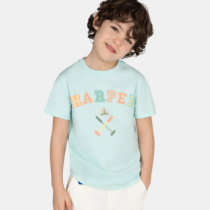 Camiseta Harper And Neyer Retro Kids Mint Wave