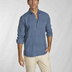 Polera Spagnolo C/Cutaway Lino 68