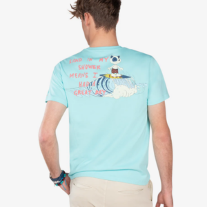 Camiseta Harper And Neyer Waves Turquoise