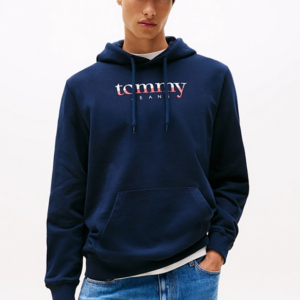 Sudadera Tommy Jeans Capucha Cordon Dark night Navy
