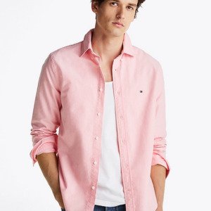 Camisa Tommy Hilfiger Heritage Oxfor Classic Pink