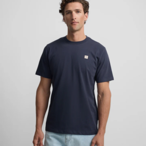 Camiseta Silbon Lisa Minilogo Parche Azul Marino