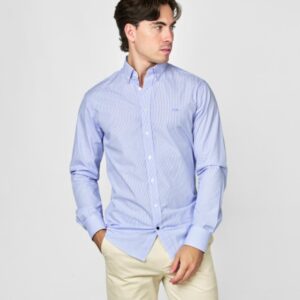 Camisa Spagnolo C/ Boton Rayas Platinum
