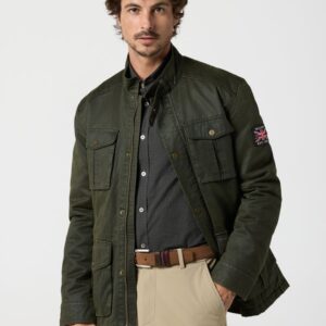 Cazadora Williot Tipo Barbour Verde