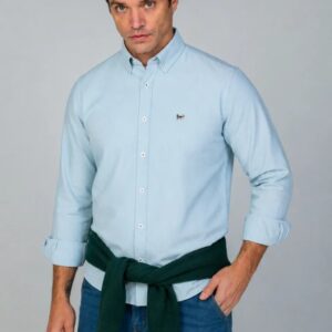 Camisa Albert Brandon Custom Oxford Verde
