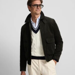 Chaqueta Silbon Pana Verde