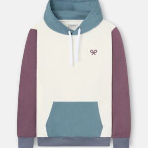 Sudadera Silbon Capucha Multicolor Crema
