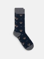 Calcetin Silbon Dog Raquetas  Gris