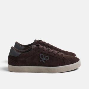Zapatilla Silbon Serraje Desgastada Marron
