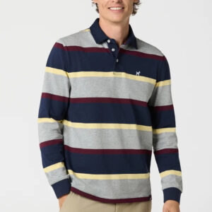 Polo Williot Multiraya Gris