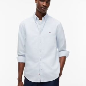 Camisa Tommy Jeans Oxford Shirt Sweet Blue 27