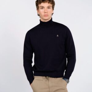 Jersey Harper and Neyer Cuff Navy Blue