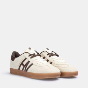 Zapatilla Harper And Neyer Sneaker Hamptons Suede Buttercream