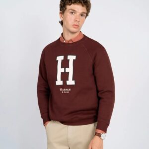 Sudadera Harper And Neyer Ranglan H Rich Burgundy